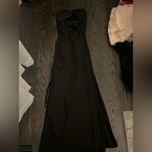 Hello Molly Black Strapless Maxi Dress